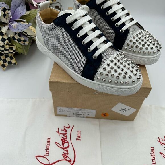 Men’s Christian Louboutin, Louis Jr spikes size 41 made in Italy - Picture 3 of 11